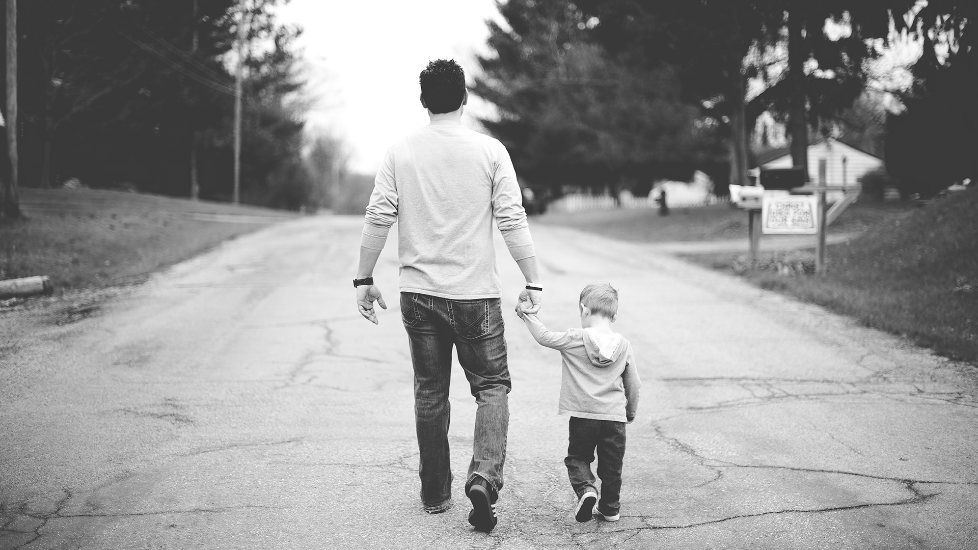 Dad-Son-Walking
