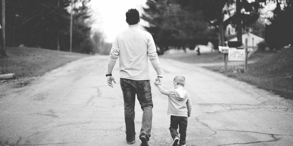 Dad-Son-Walking